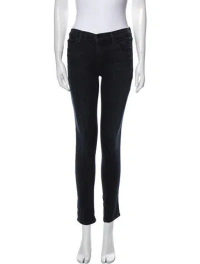 Pre-owned J Brand Mid-rise Skinny Leg Jeans In Blue