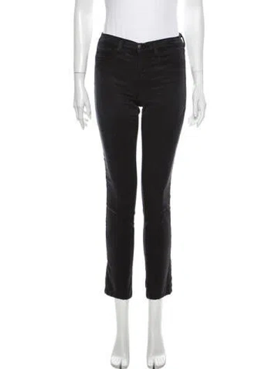 Pre-owned J Brand Mid-rise Skinny Leg Jeans In Blue
