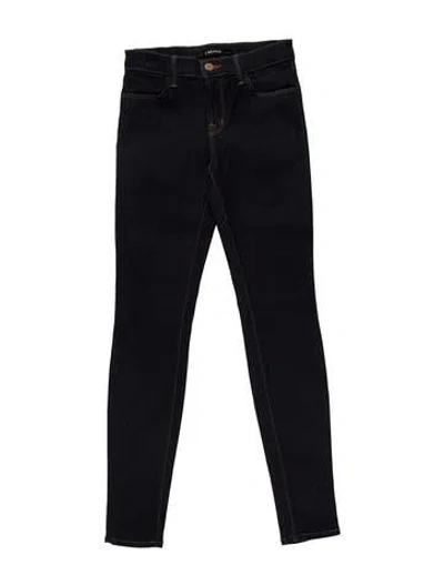 Pre-owned J Brand Mid-rise Skinny Leg Jeans In Blue