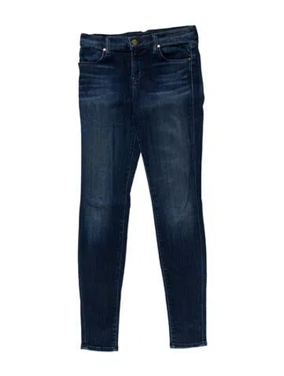 Pre-owned J Brand Mid-rise Skinny Leg Jeans In Blue