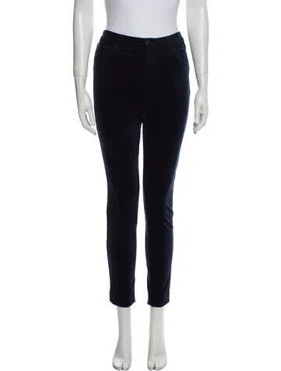 Pre-owned J Brand Mid-rise Skinny Leg Jeans In Blue