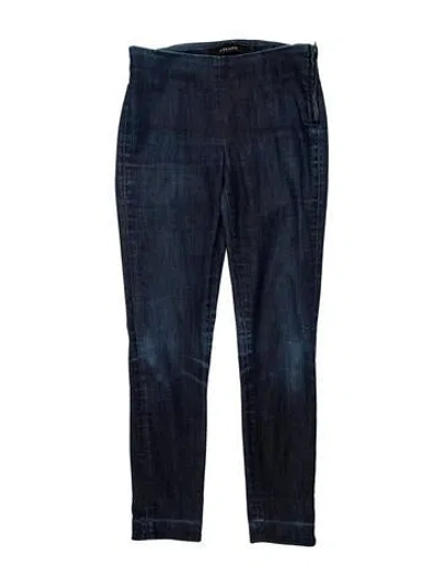 Pre-owned J Brand Mid-rise Skinny Leg Jeans In Blue