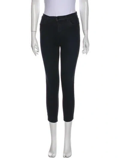 Pre-owned J Brand Mid-rise Skinny Leg Jeans In Blue