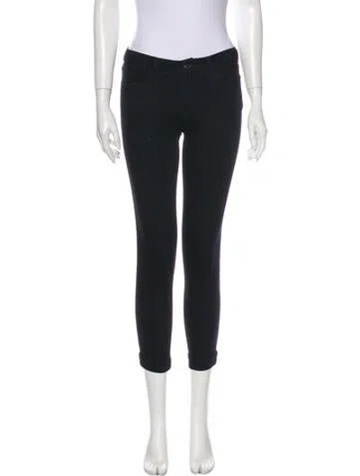 Pre-owned J Brand Mid-rise Skinny Leg Jeans In Blue