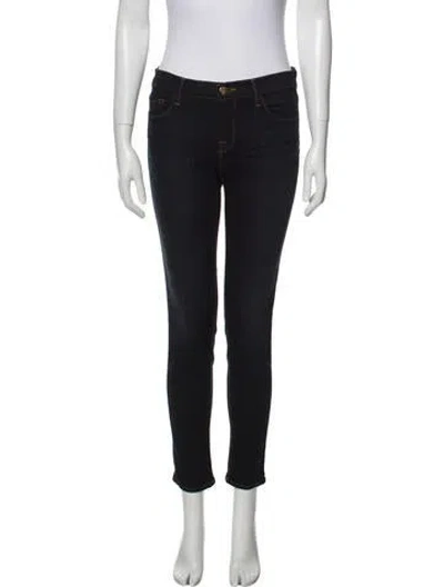 Pre-owned J Brand Mid-rise Skinny Leg Jeans In Blue