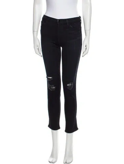 Pre-owned J Brand Mid-rise Skinny Leg Jeans In Blue