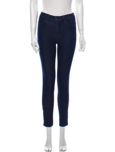Pre-owned J Brand Mid-rise Skinny Leg Jeans In Blue