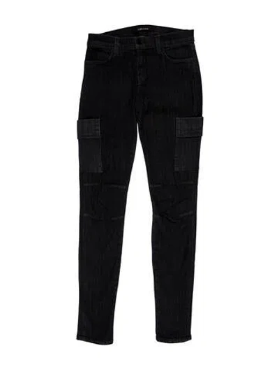 Pre-owned J Brand Mid-rise Skinny Leg Jeans In Gray