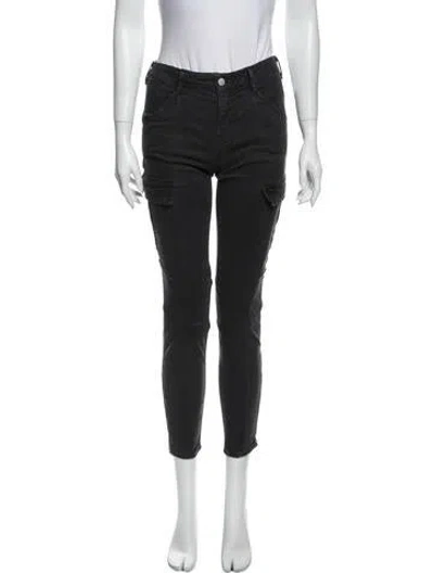 Pre-owned J Brand Mid-rise Skinny Leg Jeans In Gray