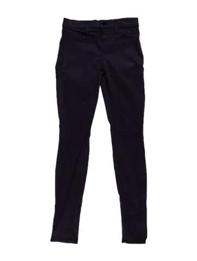 Pre-owned J Brand Mid-rise Skinny Leg Jeans In Purple