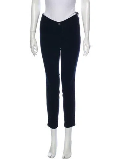 Pre-owned J Brand Mid-rise Straight Leg Jeans In Blue