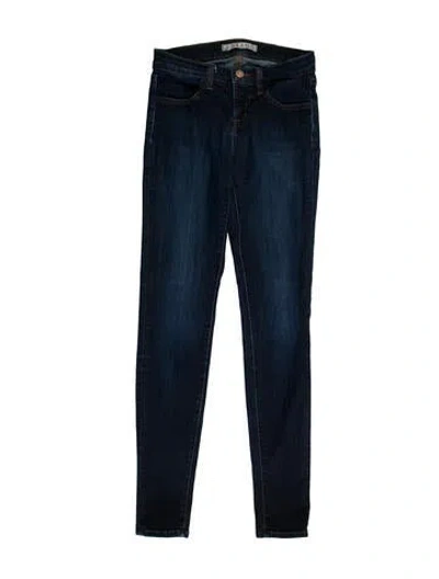 Pre-owned J Brand Palisade Skinny Leg Jeans In Blue
