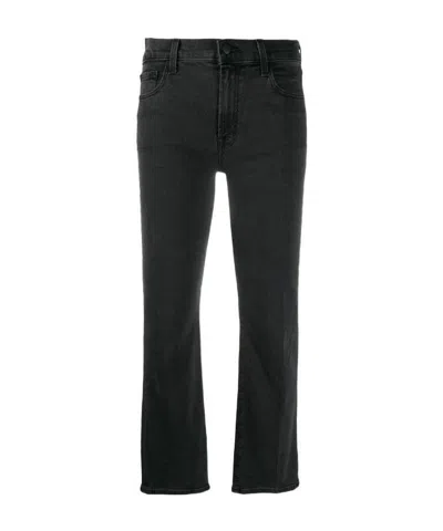 J Brand Selena Flared Jeans In Black