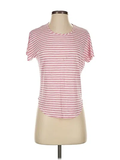 Pre-owned J Brand Short Sleeve T-shirt In Pink