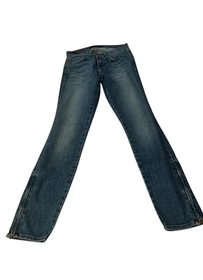 J Brand Skinny Leg Jeans Size 24 In Navy Blue