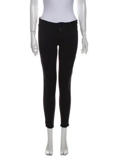 Pre-owned J Brand Skinny Leg Pants In Black