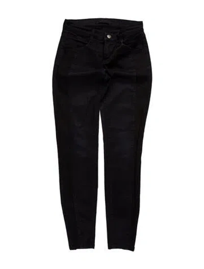 Pre-owned J Brand Skinny Leg Pants In Black