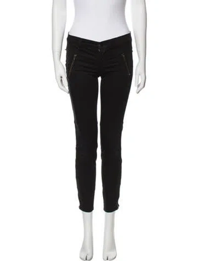Pre-owned J Brand Skinny Leg Pants In Black