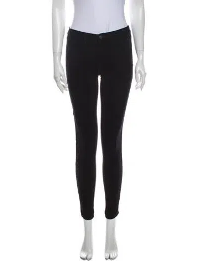Pre-owned J Brand Skinny Leg Pants In Black