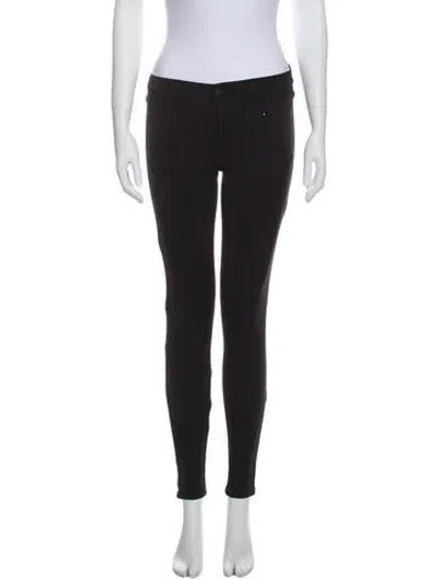 Pre-owned J Brand Skinny Leg Pants In Black