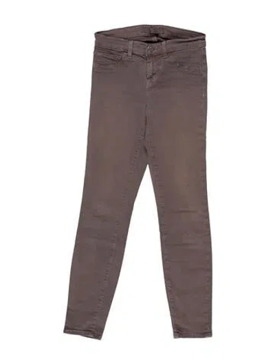 Pre-owned J Brand Skinny Leg Pants In Gray