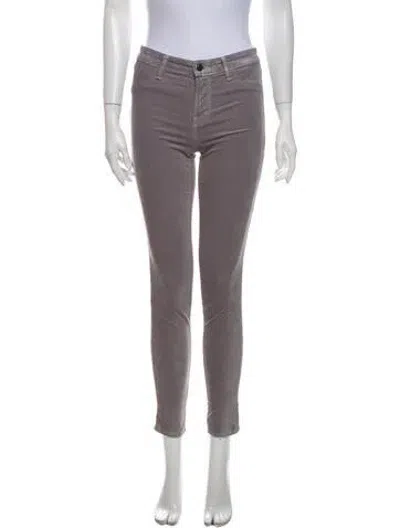 Pre-owned J Brand Skinny Leg Pants In Gray