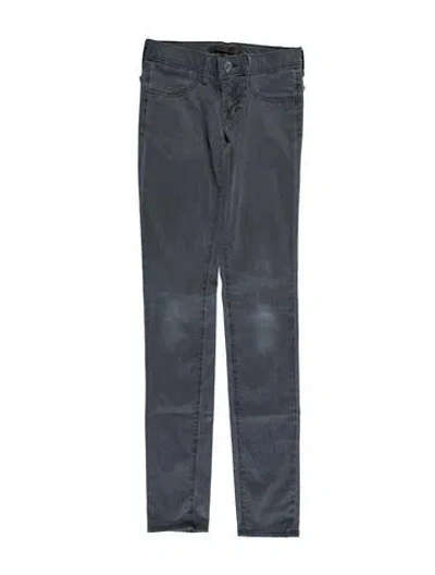Pre-owned J Brand Skinny Leg Pants In Gray