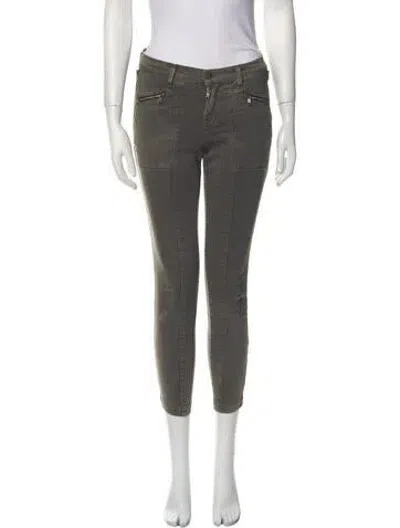 Pre-owned J Brand Skinny Leg Pants In Green