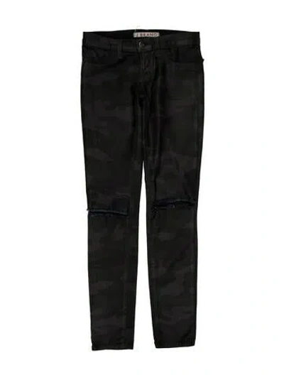 Pre-owned J Brand Skinny Leg Pants In Green
