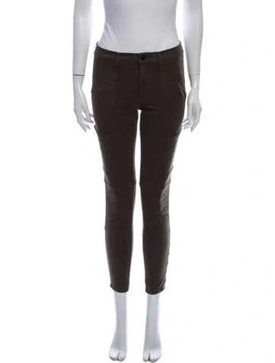 Pre-owned J Brand Skinny Leg Pants In Green