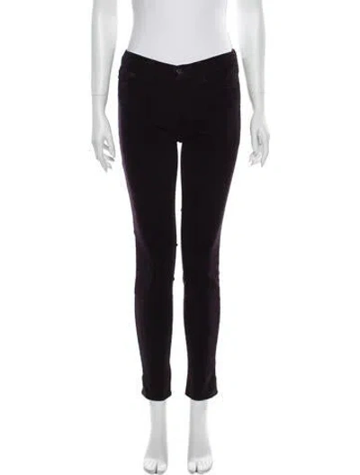 Pre-owned J Brand Skinny Leg Pants In Purple