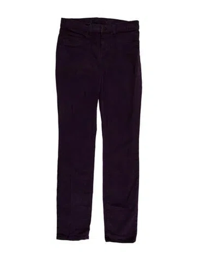 Pre-owned J Brand Skinny Leg Pants In Purple