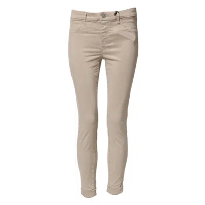 Pre-owned J Brand Skinny Mid Waist Chino Casual Trouser Women's Pants () In Sand
