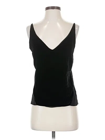 Pre-owned J Brand Sleeveless Top Black Plunge Neckline Tops