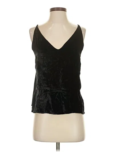Pre-owned J Brand Sleeveless Top Black V Neck Tops