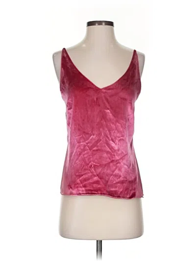 Pre-owned J Brand Sleeveless Top Burgundy Scoop Neck Tops
