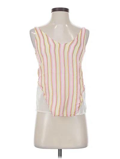 Pre-owned J Brand Sleeveless Top Yellow Halter Neckline Tops