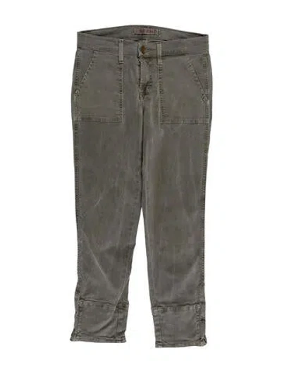 Pre-owned J Brand Straight Leg Pants In Green