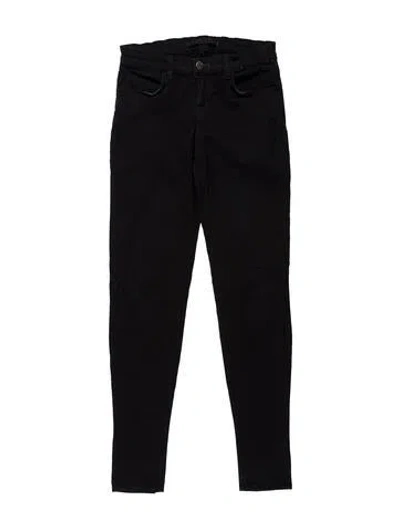Pre-owned J Brand Super Skinny Skinny Leg Jeans In Black