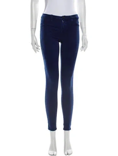 Pre-owned J Brand Super Skinny Skinny Leg Jeans In Blue