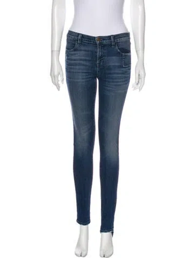 Pre-owned J Brand Super Skinny Skinny Leg Jeans In Blue