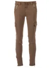 J Brand Utility Straight Leg Trousers In Brown