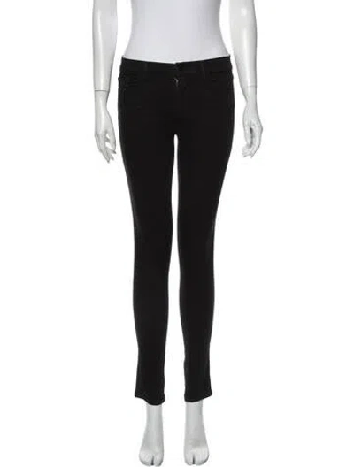Pre-owned J Brand Vanity Skinny Leg Jeans In Black
