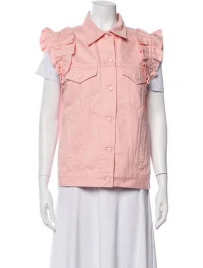 Pre-owned J Brand Vest In Pink