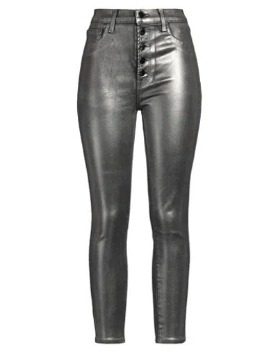 J Brand Woman Jeans Silver Size 28 Lyocell, Polyester, Elastane