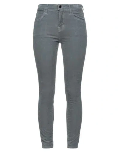 J Brand Woman Pants Grey Size 30 Cotton, Modal, Polyester, Polyurethane In Gray