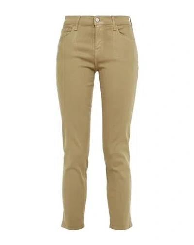 J Brand Woman Pants Military Green Size 29 Cotton, Polyester, Elastane