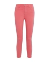 J Brand Woman Pants Pink Size 25 Cotton, Modal, Polyester, Polyurethane In Pink