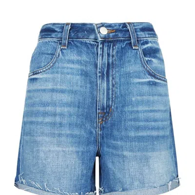 J Brand Women's Joan High Rise Short In Blue