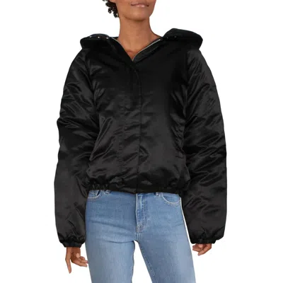 J Brand Womens Winter Warm Coat In Black